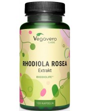 Rhodiola Rosea Extrakt, 200 mg, 120 капсули, Vegavero -1